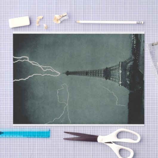 Bliksem met Eiffeltoren Tissuepapier (Craft)