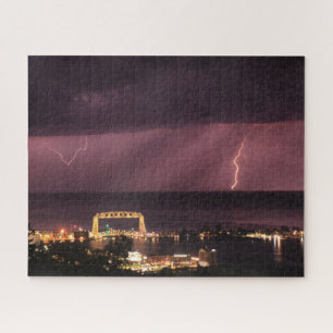 Bliksem op Lake Superior Legpuzzel