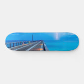 bliksem op Navarra Beach pier Skateboard (Horizontaal)
