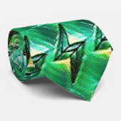 bliksem patroon   nek stropdas (Opgerold)