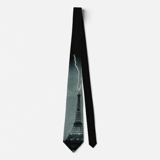 Bliksem treft de Eiffeltoren Stropdas (Voorkant)