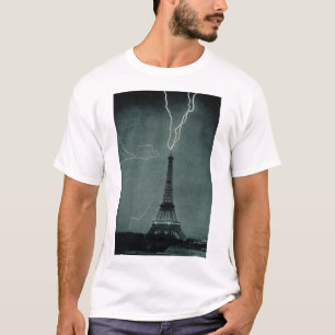 Bliksem treft de Eiffeltoren T-shirt