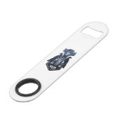 Bliksemafdruk van de hamerstaafsleutel van Thor Speed Flessenopener (Achterkant Gekanteld)