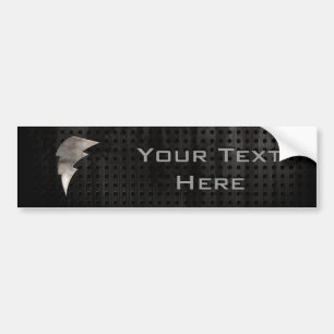 bliksembolt; Koel zwart Bumpersticker