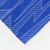 bliksembouten fleece deken (Hoek)