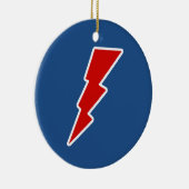 bliksembouten keramisch ornament (Rechts)