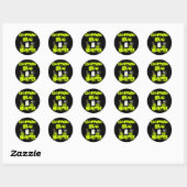 bliksembug hunter ronde sticker (Vel)