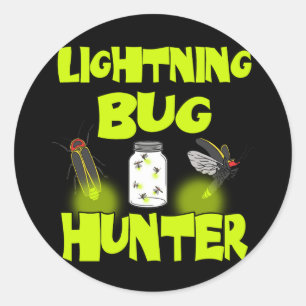 bliksembug hunter ronde sticker