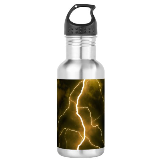 Bliksemflits Waterfles (Voorkant)