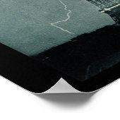 Blikseminslag Eiffeltoren  foto Poster (Hoek)