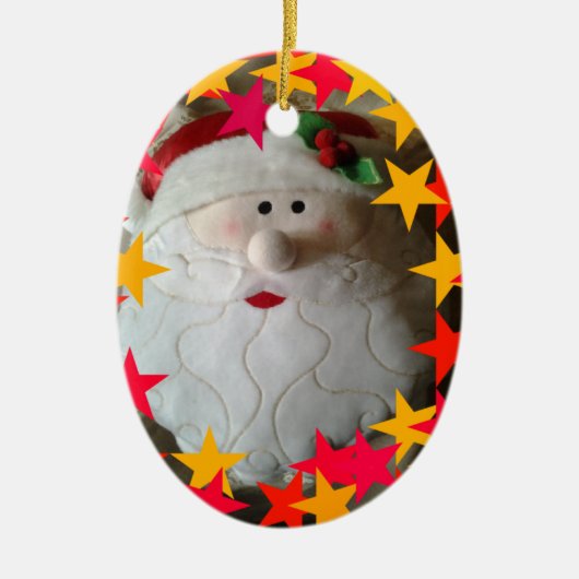 Bliksemkerstversiering Keramisch Ornament (Voorkant)