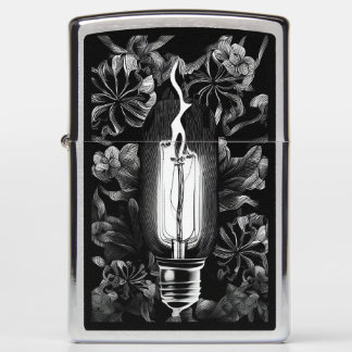 Bliksemlamp met vlam