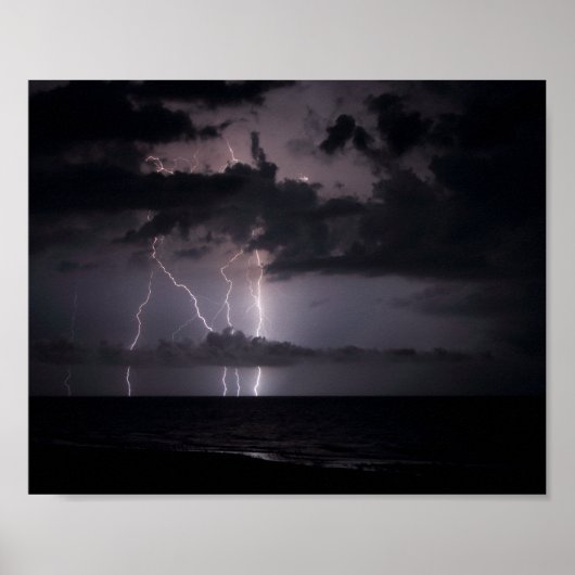 bliksemPoster Poster (Voorkant)