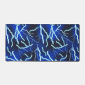 Bliksemschicht Elektriciteit Onweersbui Night Sky Bureaumat (Voorkant)