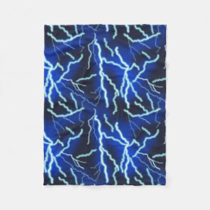 Bliksemschicht Elektriciteit Onweersbui Night Sky Fleece Deken