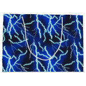 Bliksemschicht Elektriciteit Onweersbui Night Sky Groot Cadeauzakje (Achterkant)