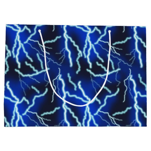 Bliksemschicht Elektriciteit Onweersbui Night Sky Groot Cadeauzakje (Achterkant)