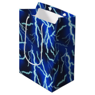 Bliksemschicht Elektriciteit Onweersbui Night Sky Medium Cadeauzakje