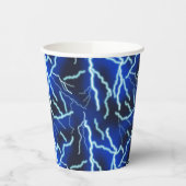 Bliksemschicht Elektriciteit Onweersbui Night Sky Papieren Bekers (Links)