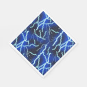 Bliksemschicht Elektriciteit Onweersbui Night Sky Servet (Hoek)