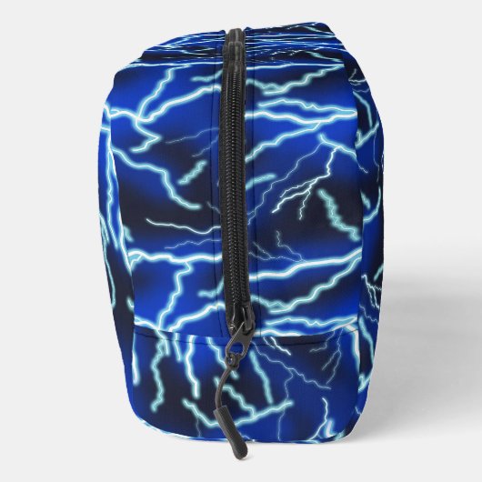 Bliksemschicht Elektriciteit Onweersbui Night Sky Toilettasje (Rechts)