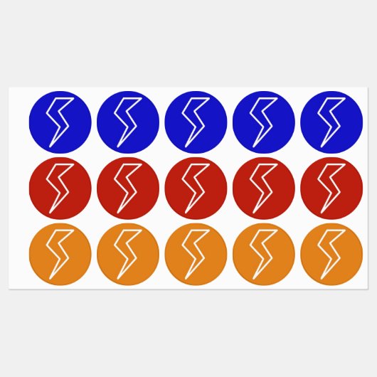 bliksemschicht labels (Vel)