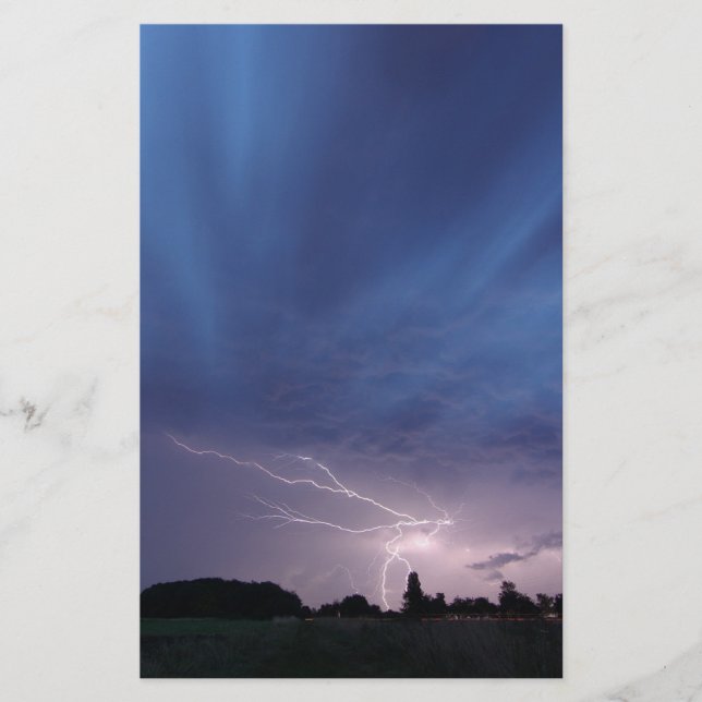 bliksemschicht tijdens storm (Voorkant)