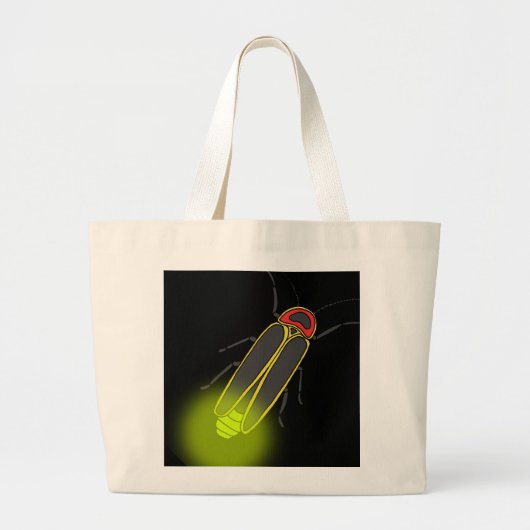 bliksemschicht verlicht grote tote bag (Voorkant)