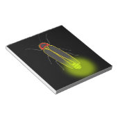 bliksemschicht verlicht notitieblok (Schuin)