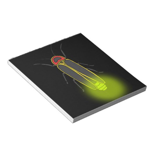 bliksemschicht verlicht notitieblok (Schuin)