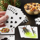 bliksemschicht verlicht pokerkaarten (Insitu)