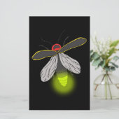 bliksemschicht vliegverlichting briefpapier (Staand voorkant)