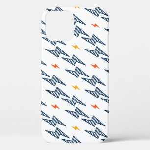 bliksemschichten doedelen naadloze flitser iPhone 12 hoesje