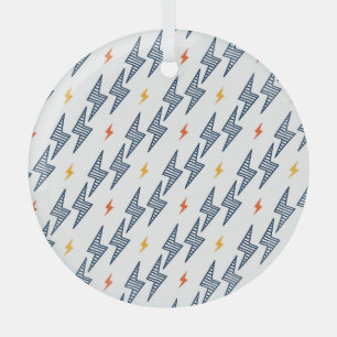 bliksemschichten doedelen naadloze flitser glas ornament