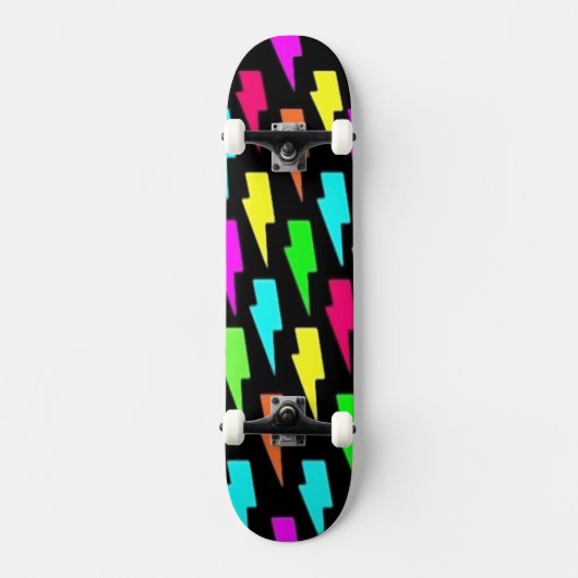 Bliksemschichten Skateboard (Voorkant)