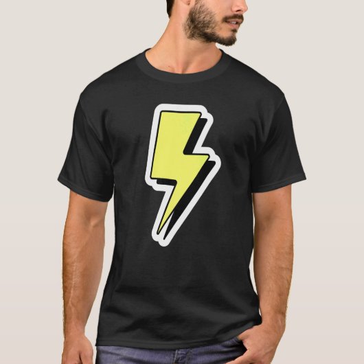 Bliksemstraal Donderste Storm T-shirt (Voorkant)