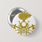 bliksemsymbool ronde button 5,7 cm (Voorkant /achterkant)