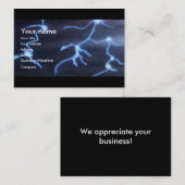 Bliksemverf Visitekaartje (Voorkant / Achterkant)