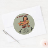  bliksetiket Aangepast aangepast Ronde Sticker (Envelop)