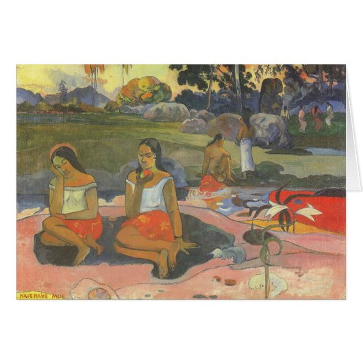 Blikzinnige drowsiness van Paul Gauguin,  kunst (Voorkant Horizontaal)