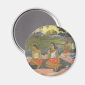 Blikzinnige drowsiness van Paul Gauguin,  kunst Magneet (Voorkant / Achterkant)