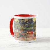 Blikzinnige drowsiness van Paul Gauguin,  kunst Mok (Voorkant links)