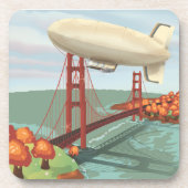 Blimp Airship Bier Onderzetter (Voorkant)