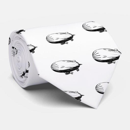 Blimp, Zeppelin, Verstelbare,  tekening Stropdas (Opgerold)