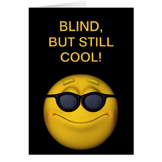 Blind, maar nog steeds cool (Voorkant)