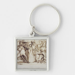 Blind Man, 1853 (pen, inkt, wassen en grafiet o Sleutelhanger