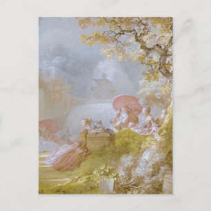 Blind Man Bluff van Jean Honore Fragonard Postcar Briefkaart