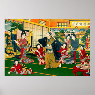 Blind Man Game 47 Ronin Kunstenaar Onbekend 1925 Poster