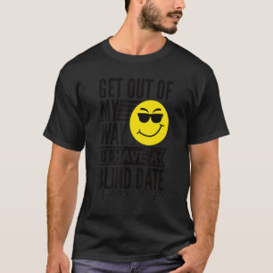 Blind mensen Humor braille lezer Blind Guy Humoro T-shirt