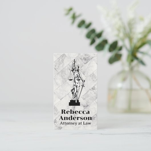 Blind recht | Advocaat | Recht | Juridisch Afsprakenkaartje (Staand voorkant)